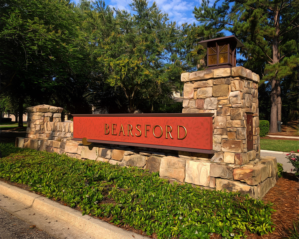 Bearsford neighborhood entrance