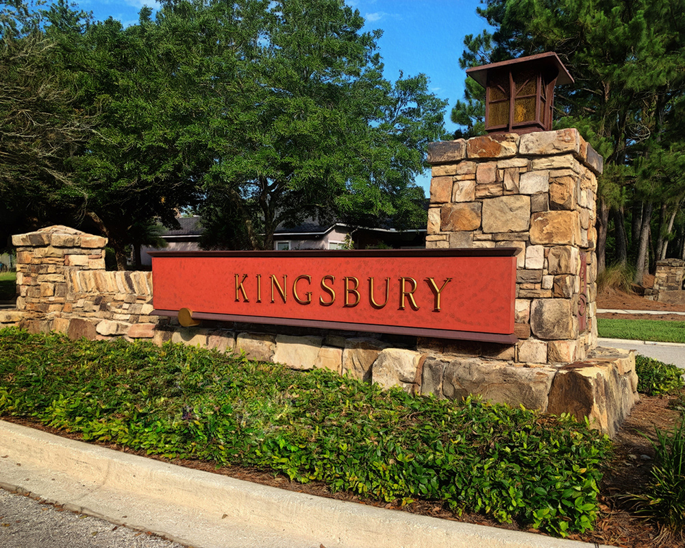 Kingsbury neighborhood entrance