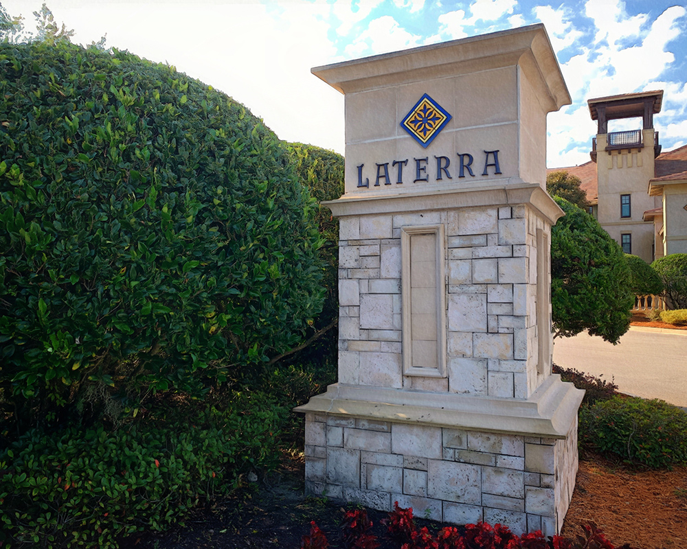 Laterra neighborhood entrance